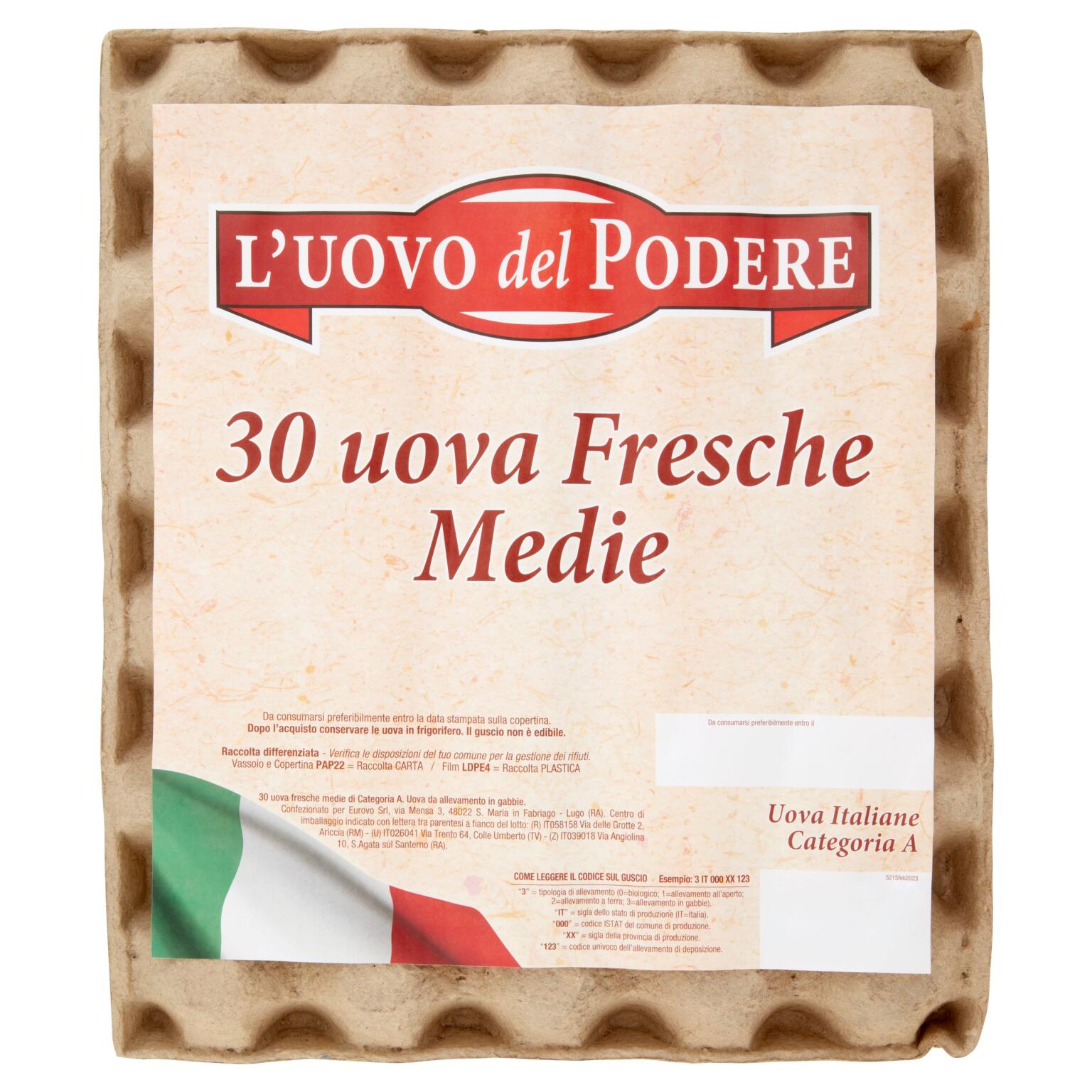 Uova Del podere cat.A medie x30