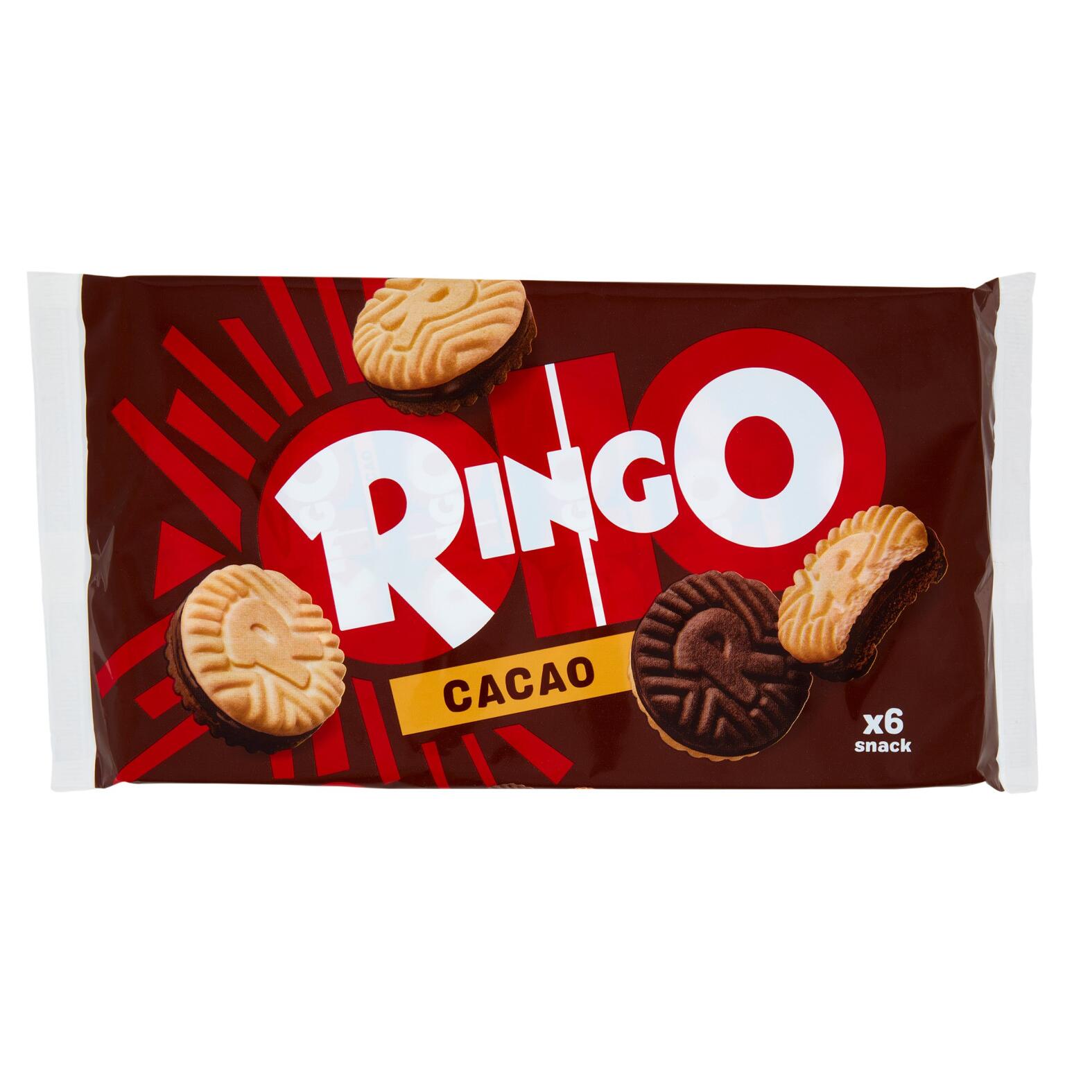 Ringo famiglia cacao 6 pezzi 330g Pavesi