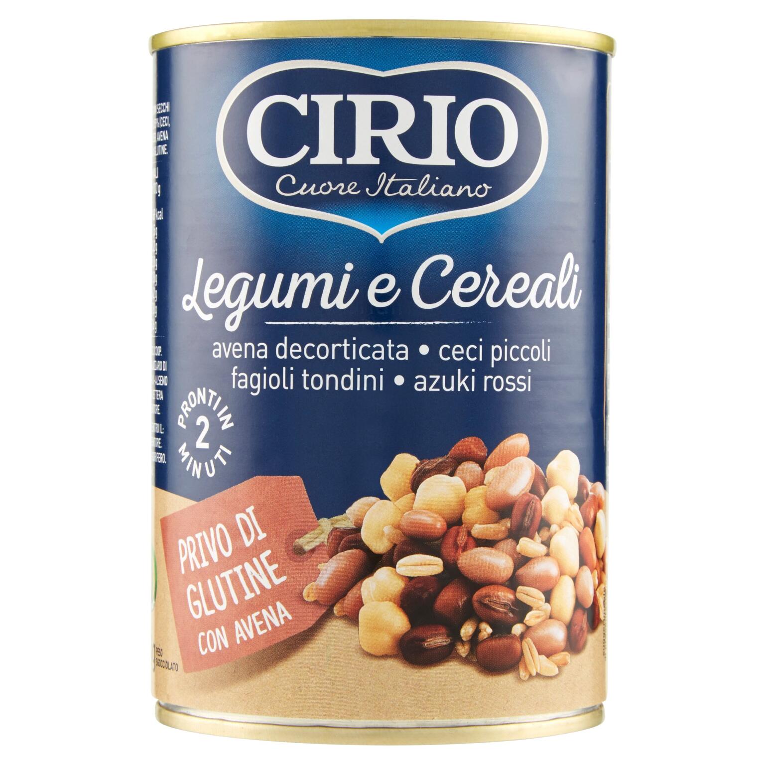 Mix di legumi e cereali 400g Cirio senza glutine