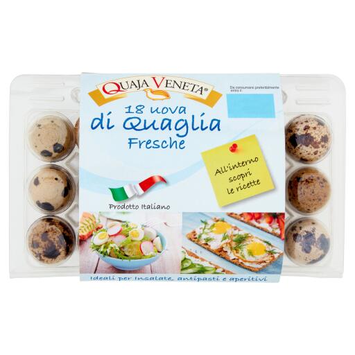 Uova di quaglia fresche confezione x18