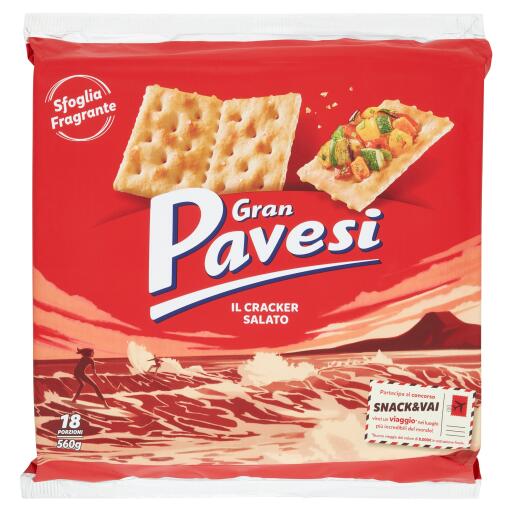 Cracker salati 560g Gran Pavesi