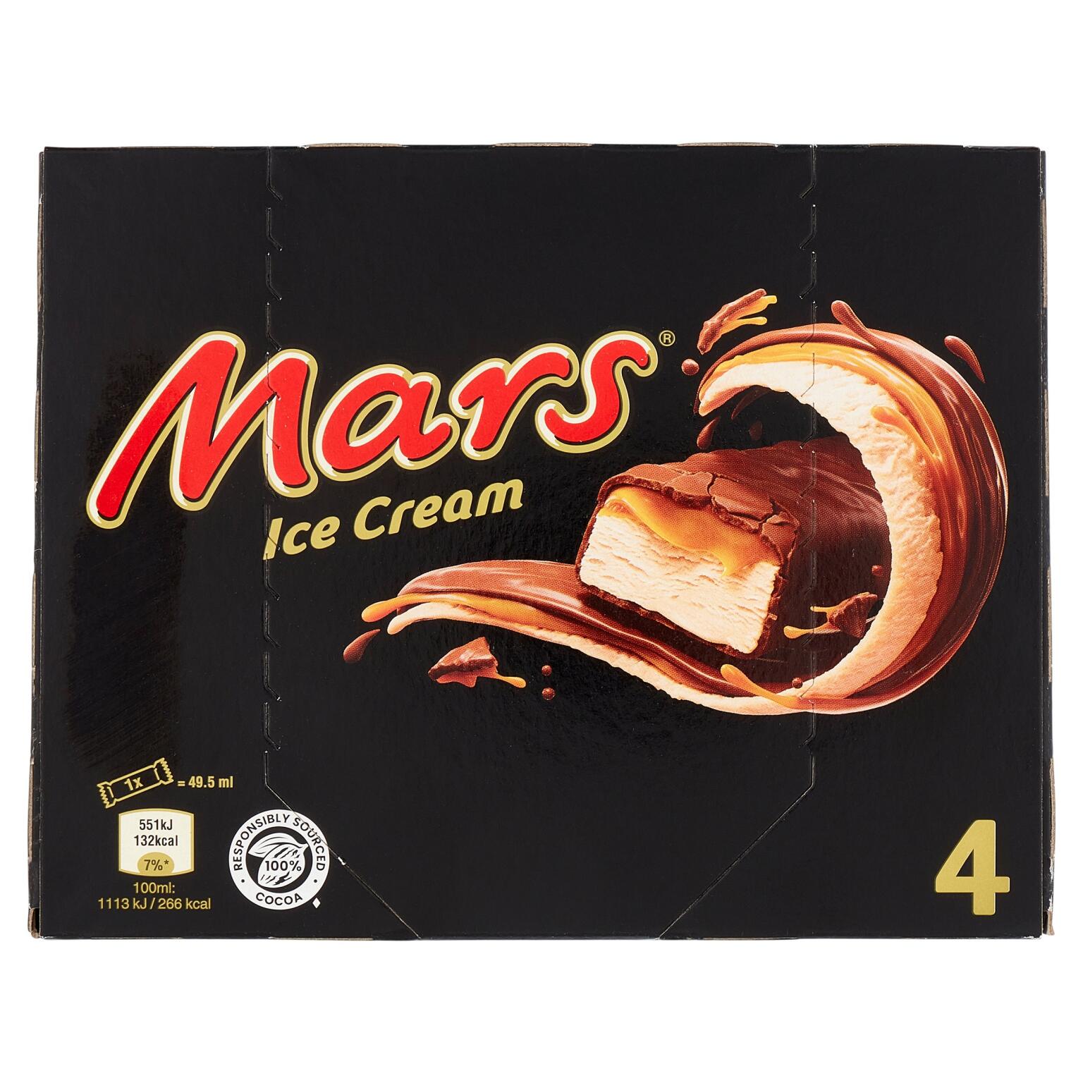 Mars Ice Cream 4 barrette 160G