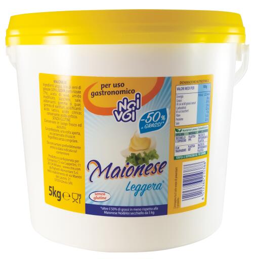 Maionese Leggera Secchiello 5kg Noi&Voi