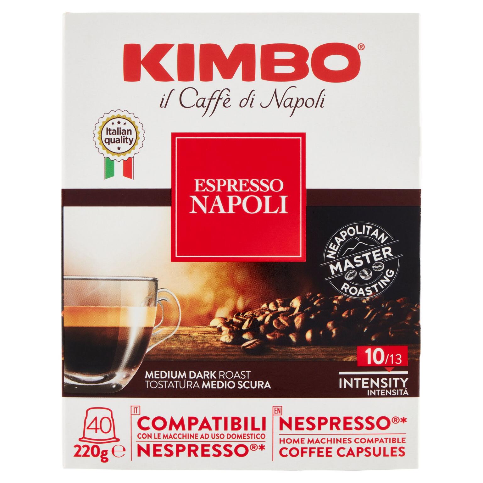 40 capsule Kimbo Napoli comp. Nespresso