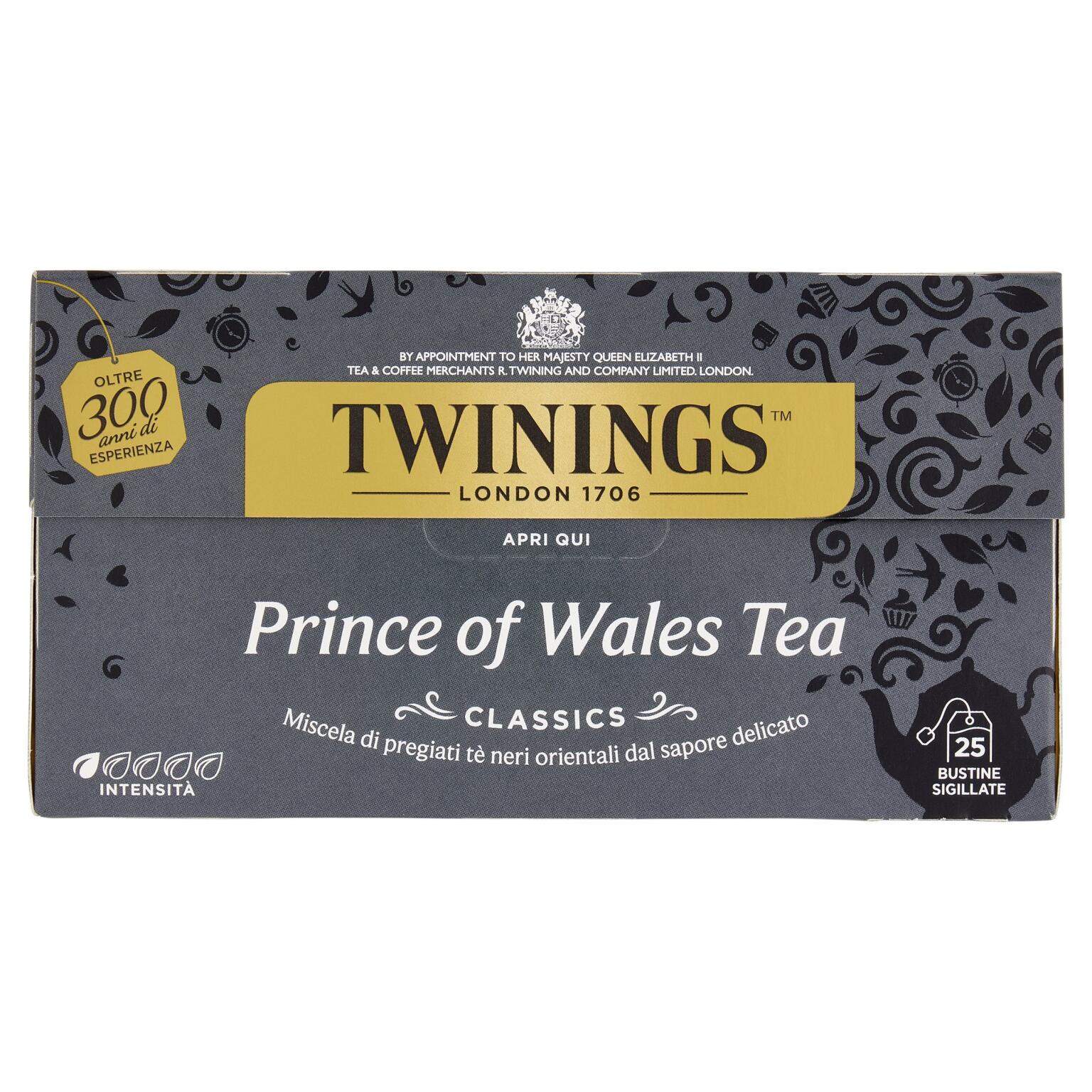 Twinings tè prince of wales classico 25 filtri