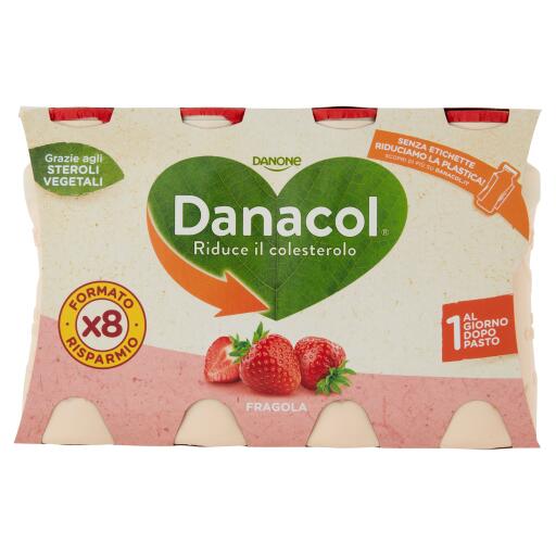 Yogurt Danacol Fragola 8x100g Danone