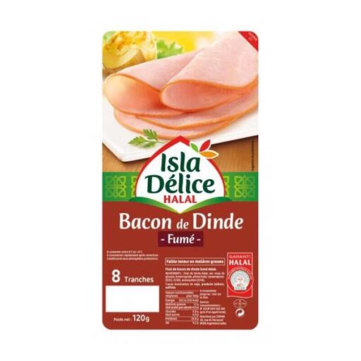 Bacon di Tacchino Halal 120g Isla Deli