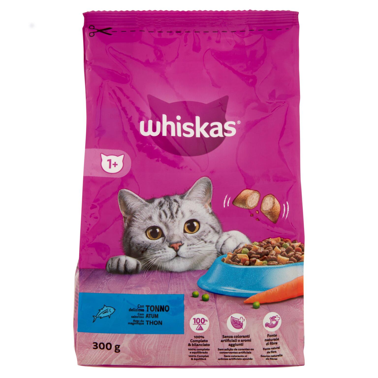 Croccantini di tonno per gatti adulti 300g        Whiskas