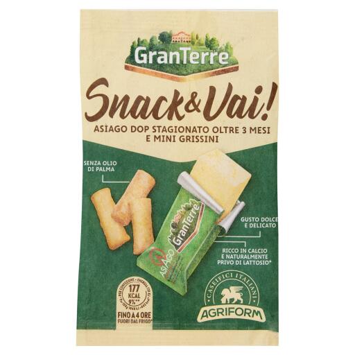 Snack&Vai Asiago 20g+ Minigrissini