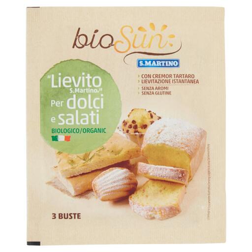 Lievito per dolci e salati "Biosun" da 48g San Martino