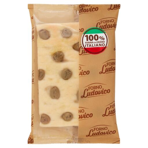 Focaccia tradizionale con olive 170g La pizza+1