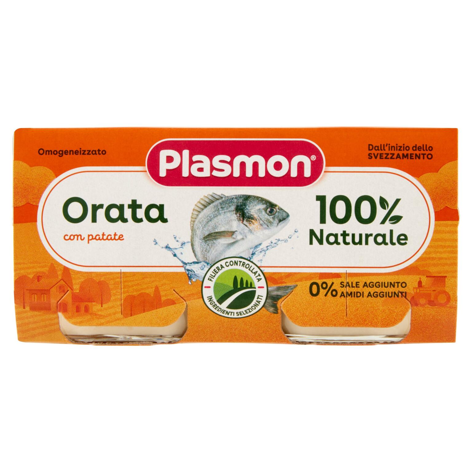 Omogeneizzato Plasmon 2x80g orata
