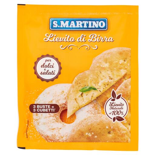 Lievito di birra 3 buste 30g S.Martino