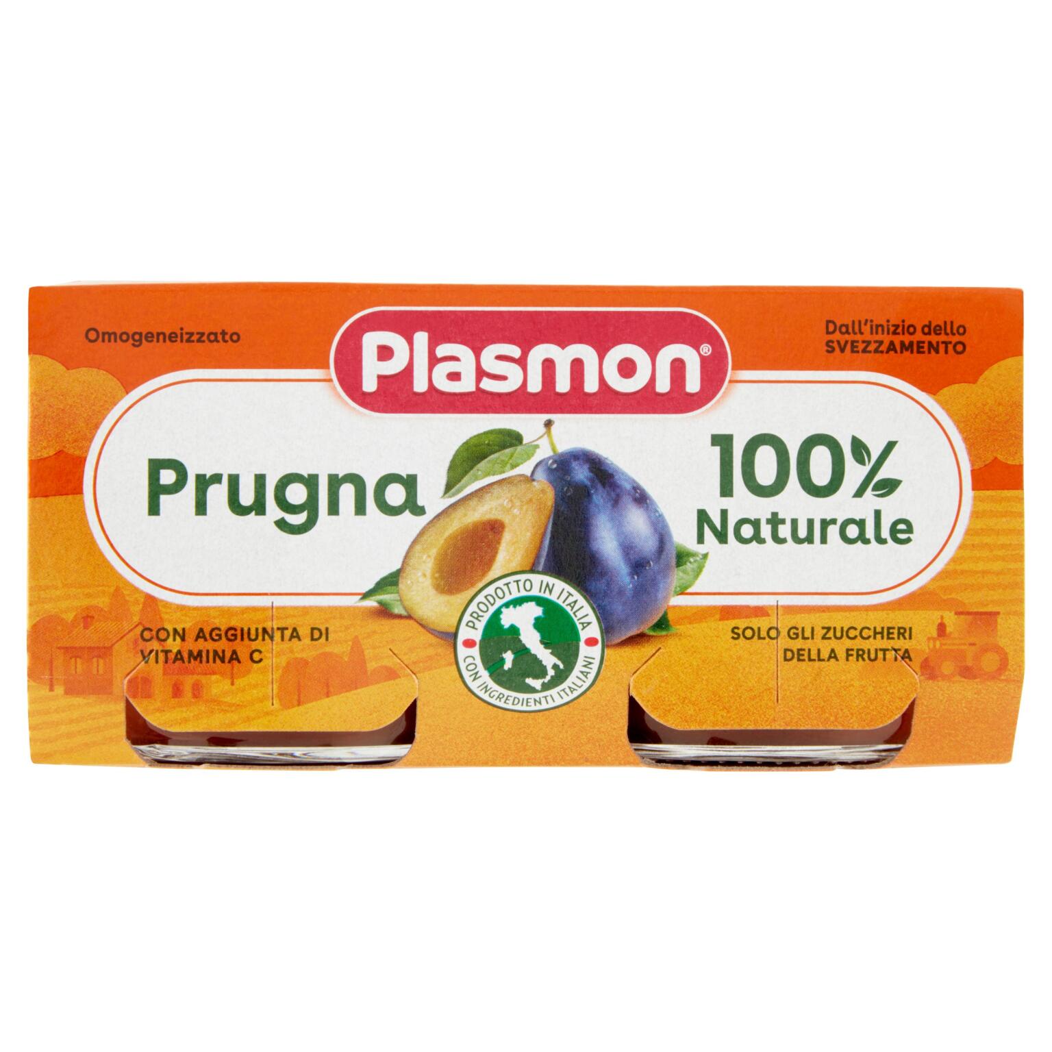 Omogeneizzati Plasmon alla pruga 2x80g