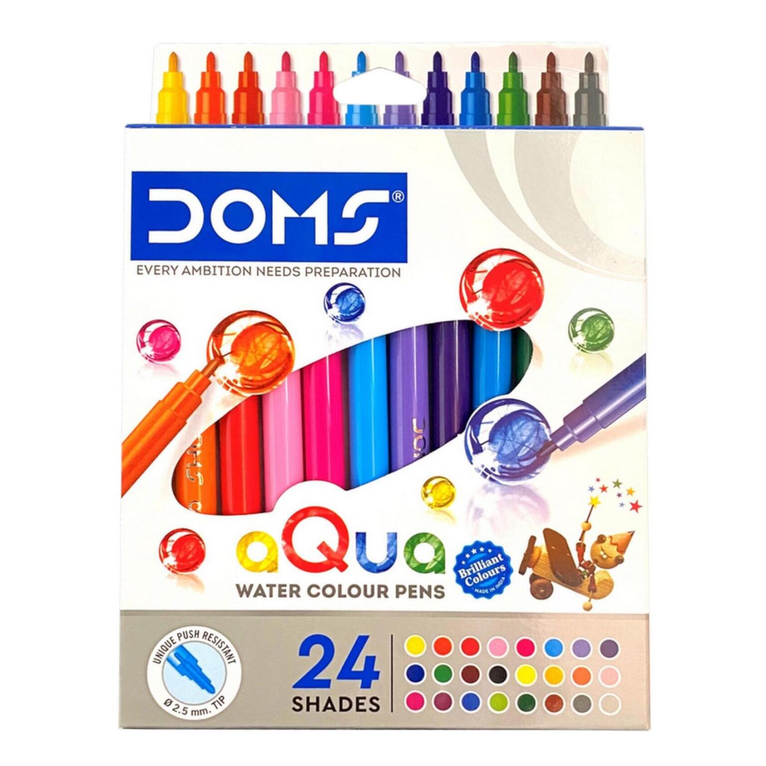 24 pennarelli aqua scatola Doms