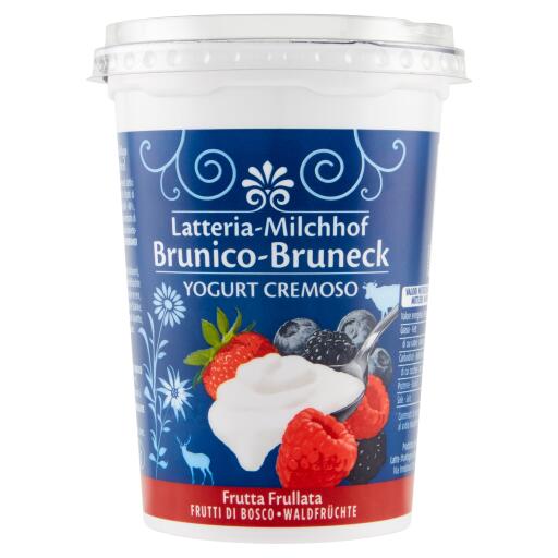 Yogurt Intero 500g Frutti di Bosco Latteria Brunico