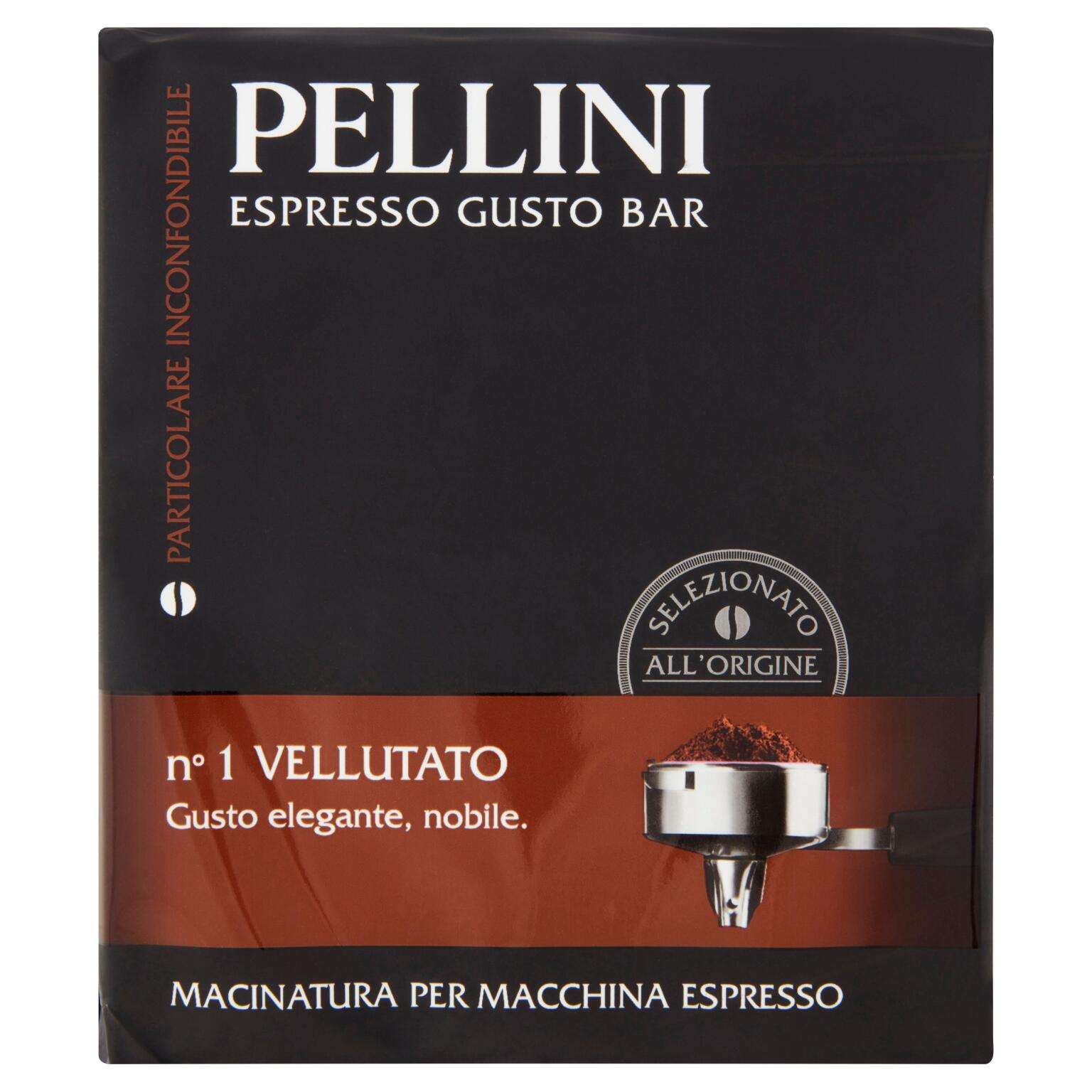 Caffè espresso gusto bar vellutato 2x250g Pellini