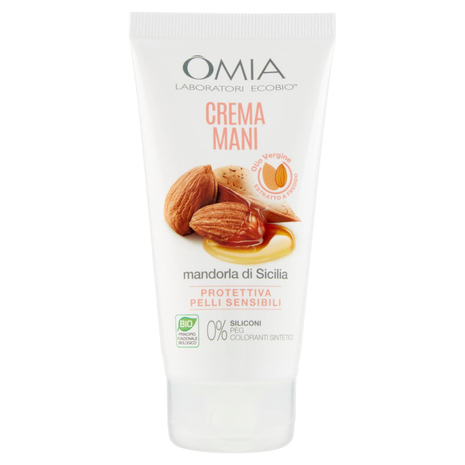 Crema mani mandorla 75ml, Omia