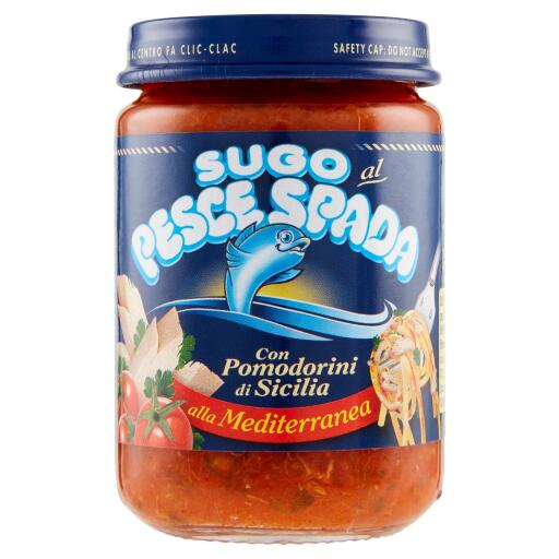 Sugo al pesce spada con pomodorini di Sicilia 130g L'Isola D'Oro
