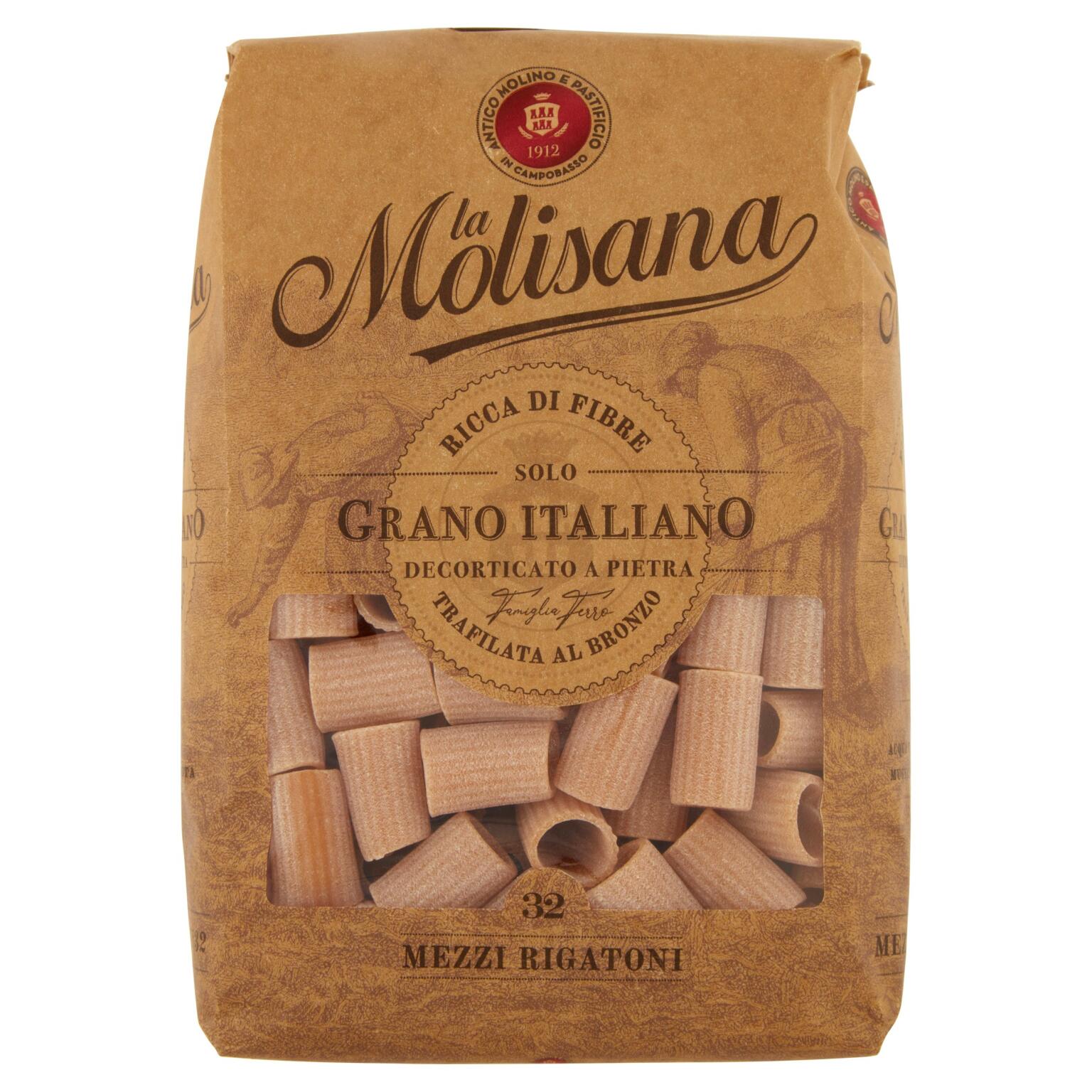 Pasta integrale La Molisana mezzi rig.500g