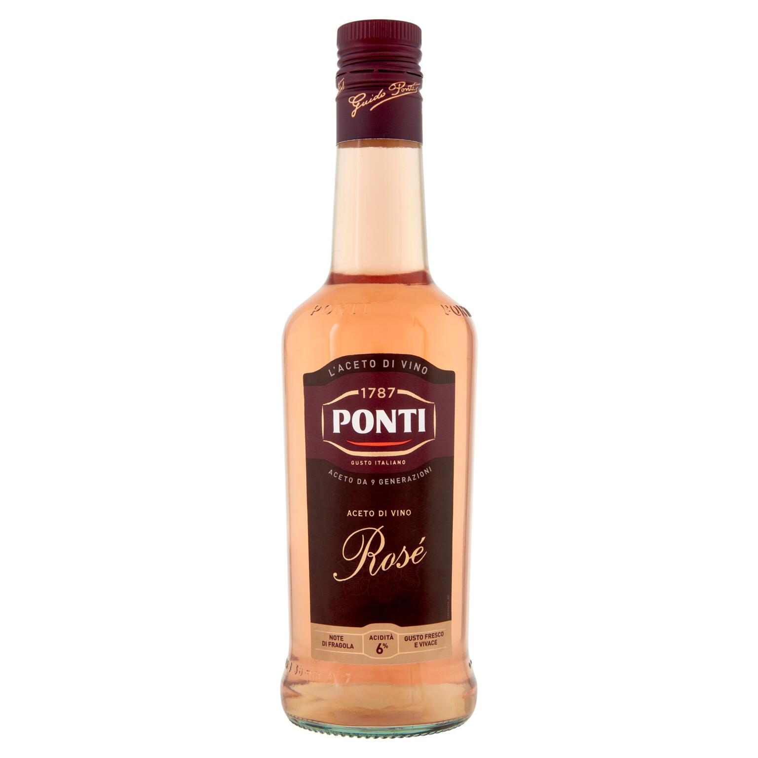 Aceto di Vino Rosè 500ml Ponti