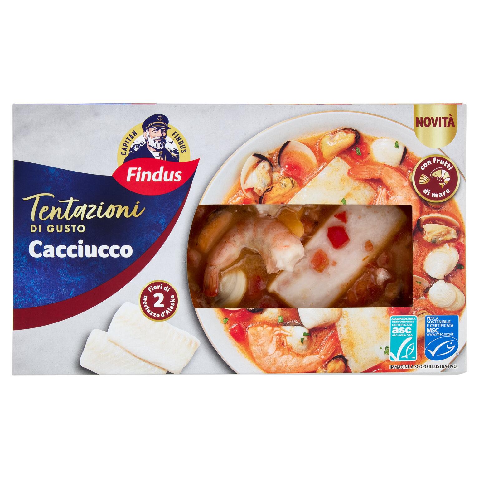 Cacciucco con Merluzzo e Frutti di Mare 450g Findu