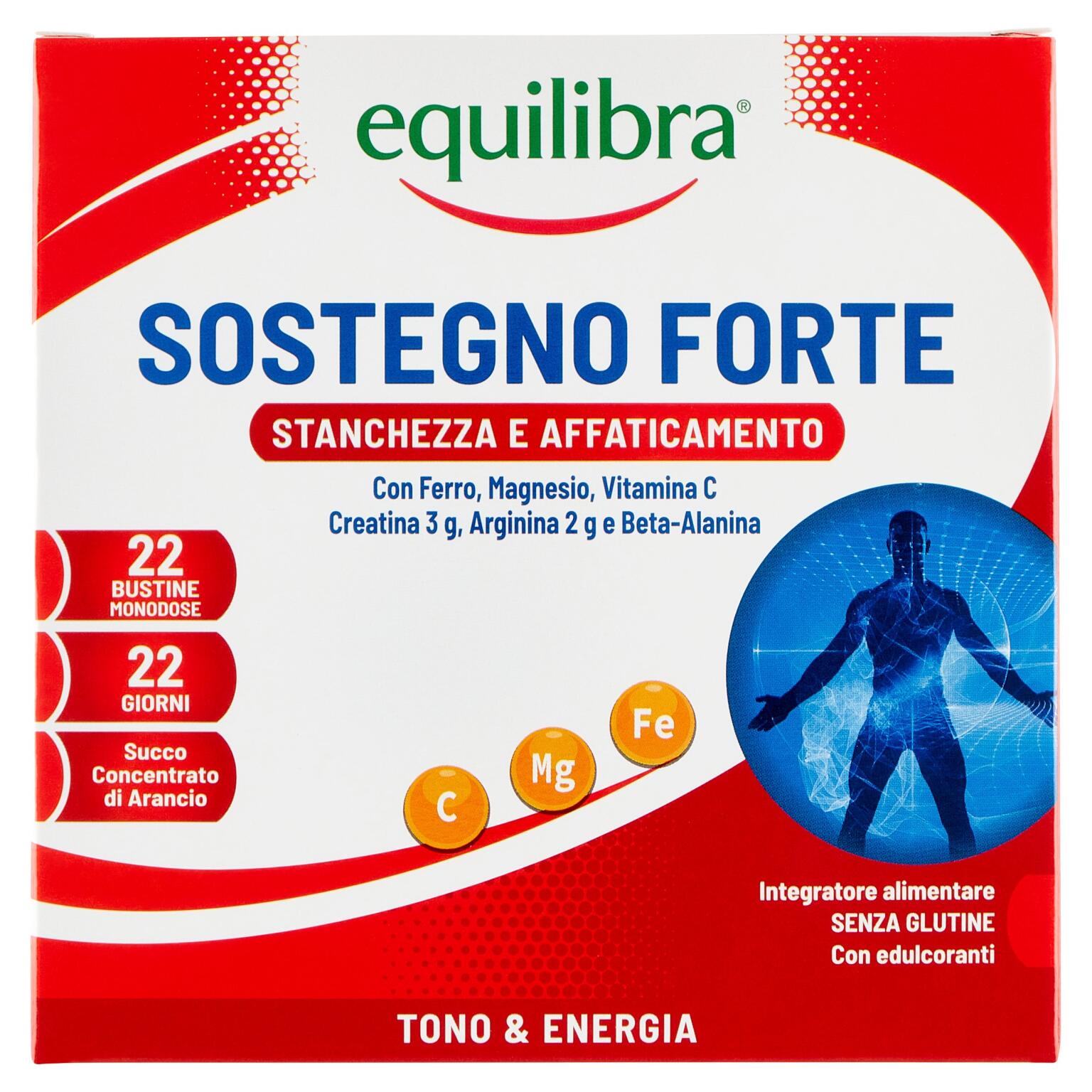 Sostegno forte 22 bustine 176g Equilibra