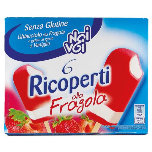 Ricoperti fragola 6 pezzi 300g Noi&Voi