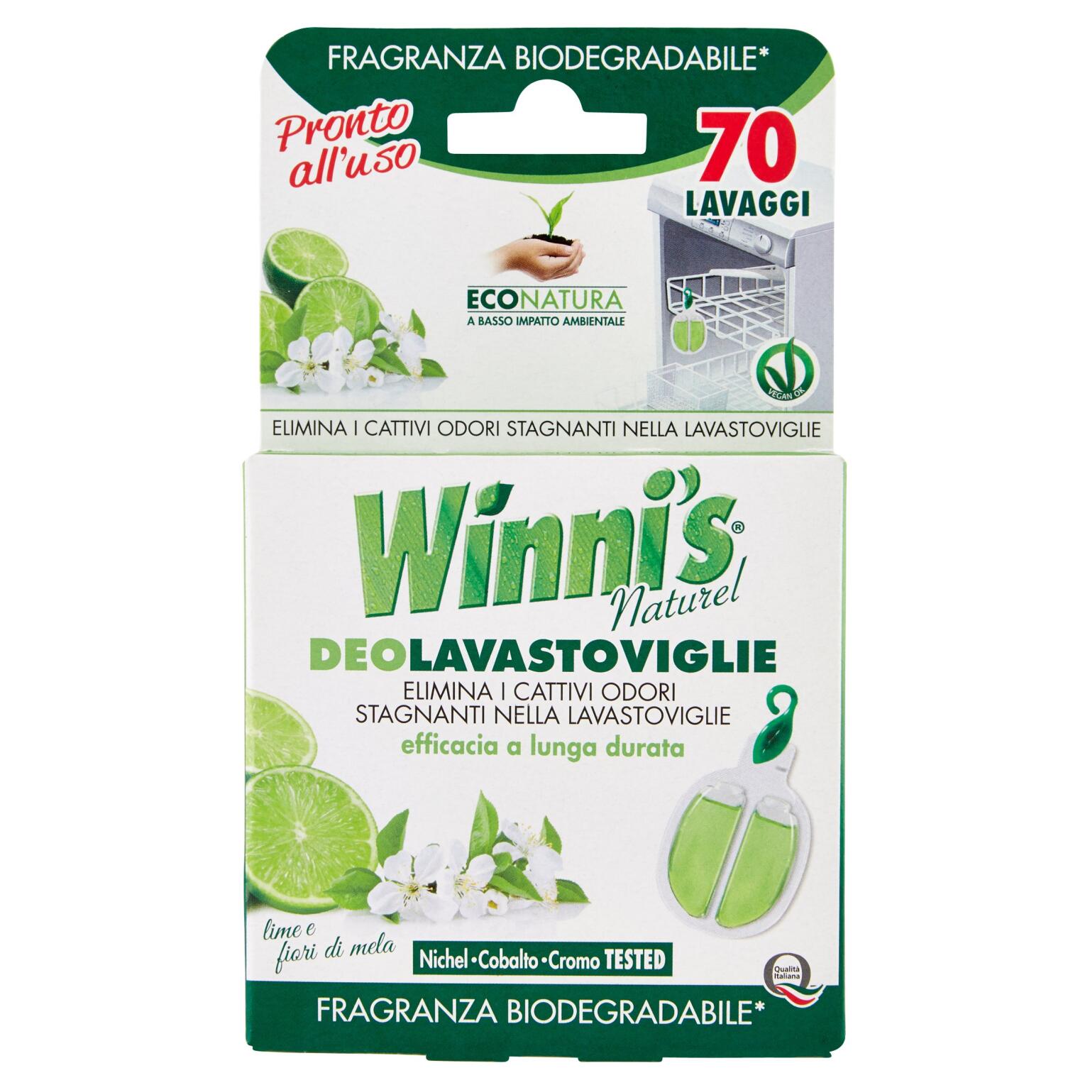 Deolavastoviglie 70 lavaggi Winni's