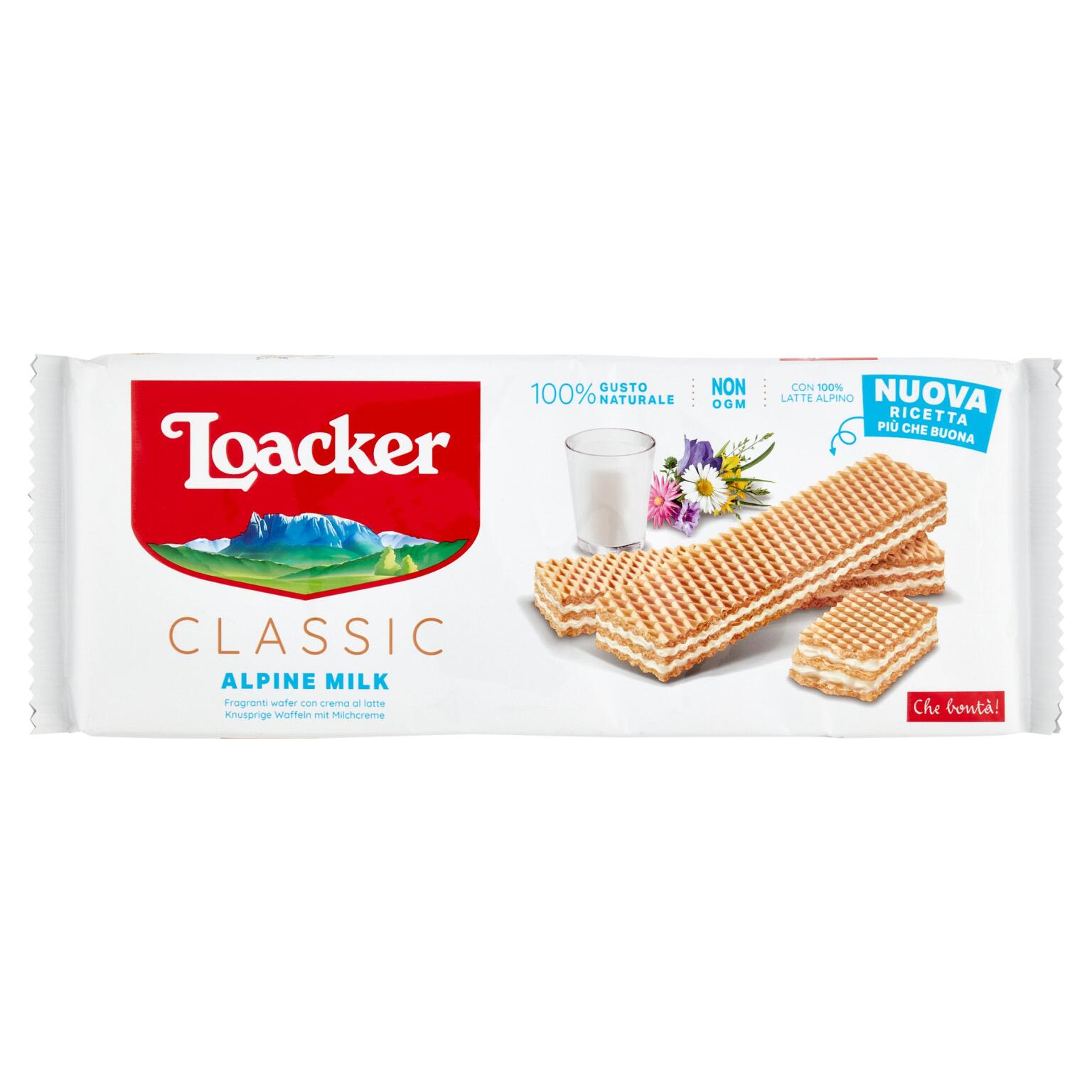Wafer milk 175g Loacker