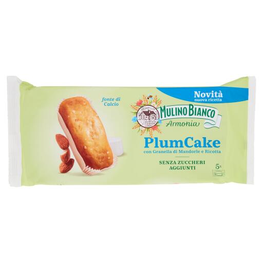 Plumcake Ricotta e Mandorle s/z 155g Mulino Bianco