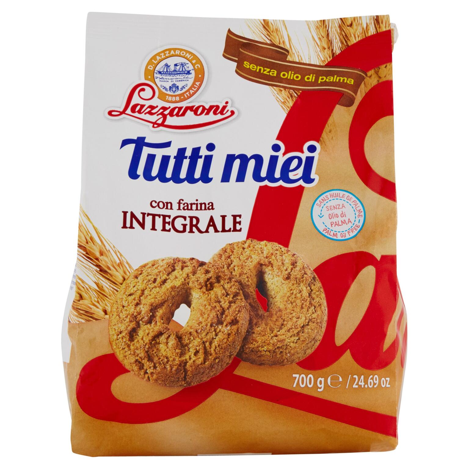 Biscotti integrelle 700g Lazzaroni