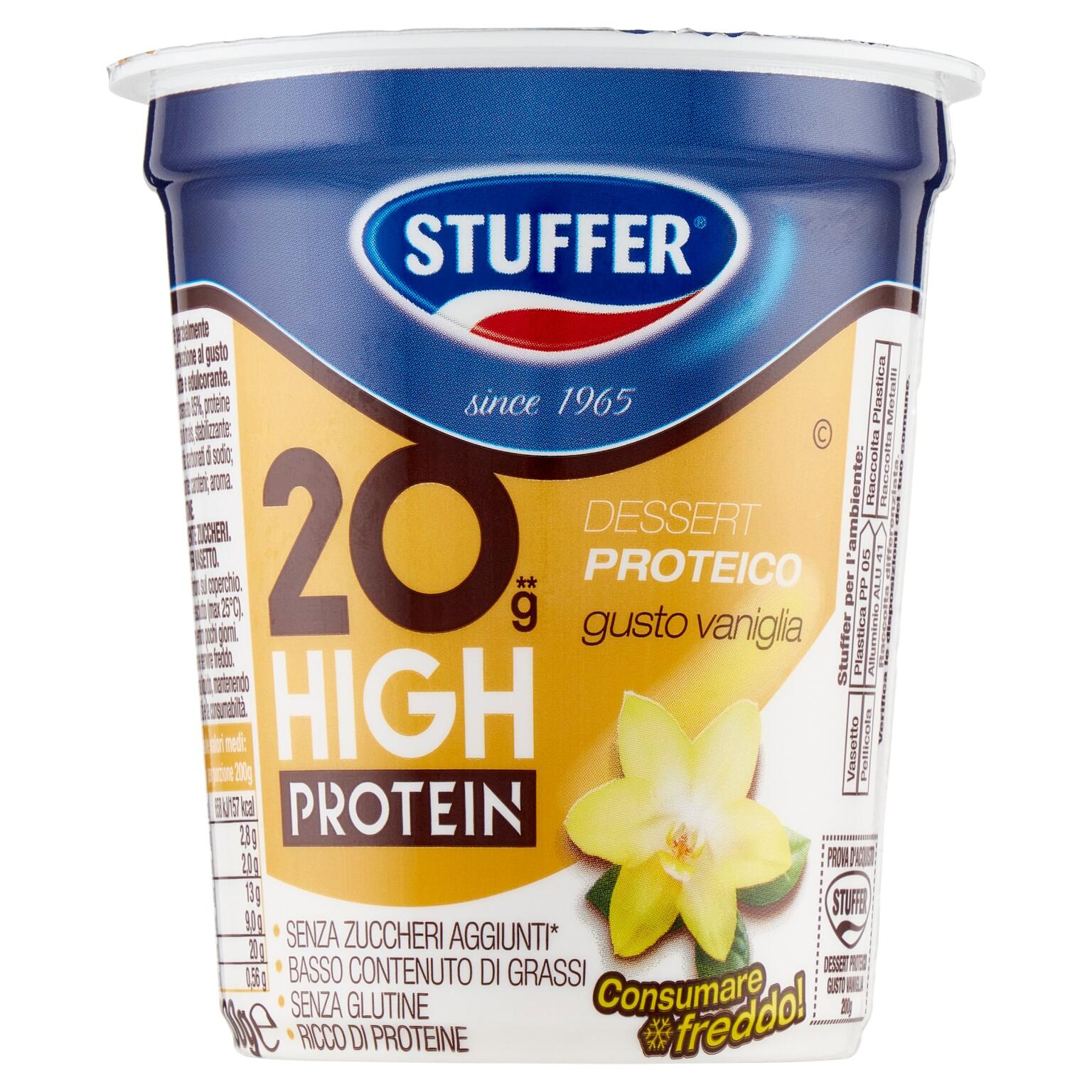Dessert Proteico Vaniglia 200g Stuffer