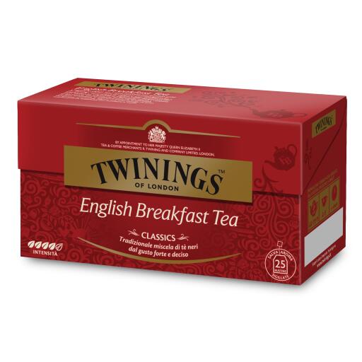 Twinings tè english breakfast classico 25 filtri