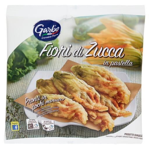 Fiori di zucca in pastella 275g Garbo