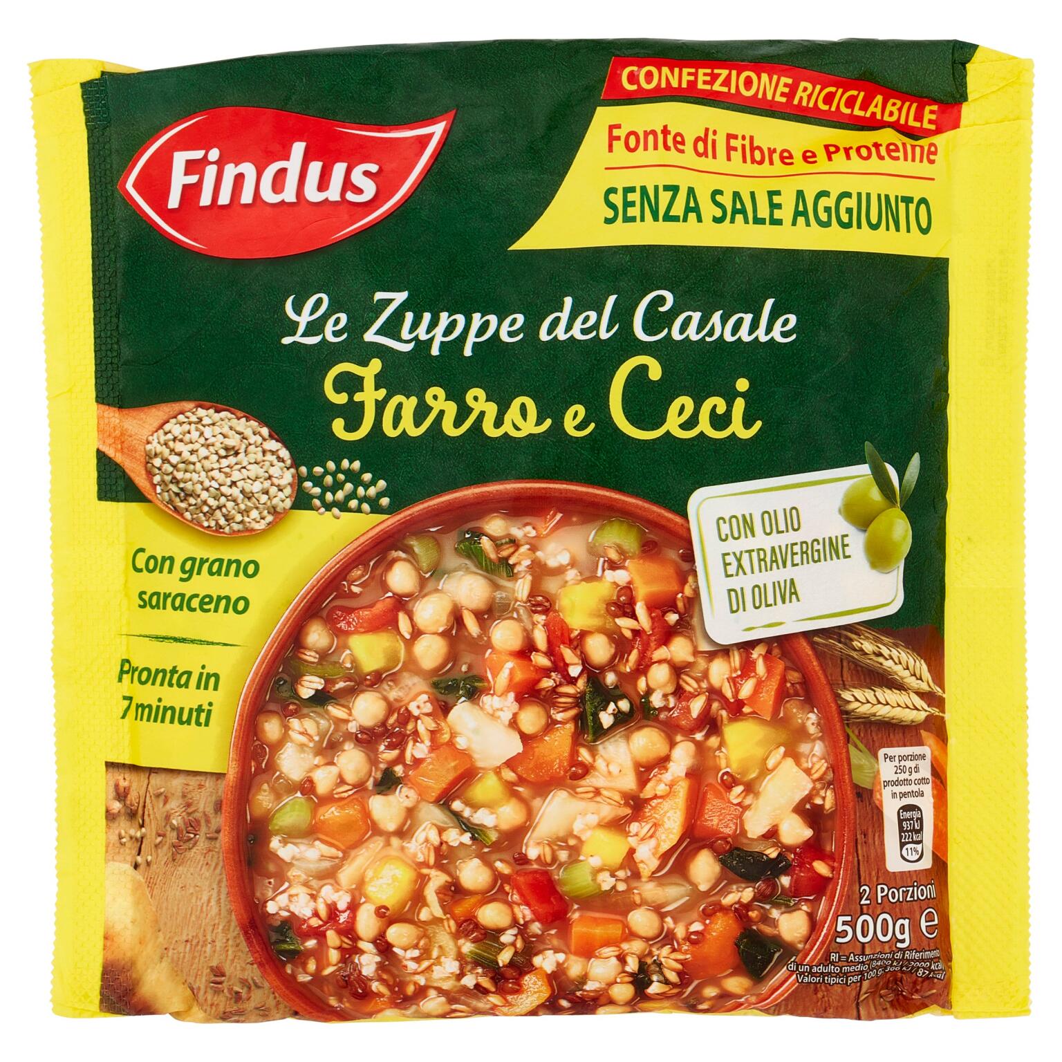 Le zuppe del casale farro e ceci 500g
