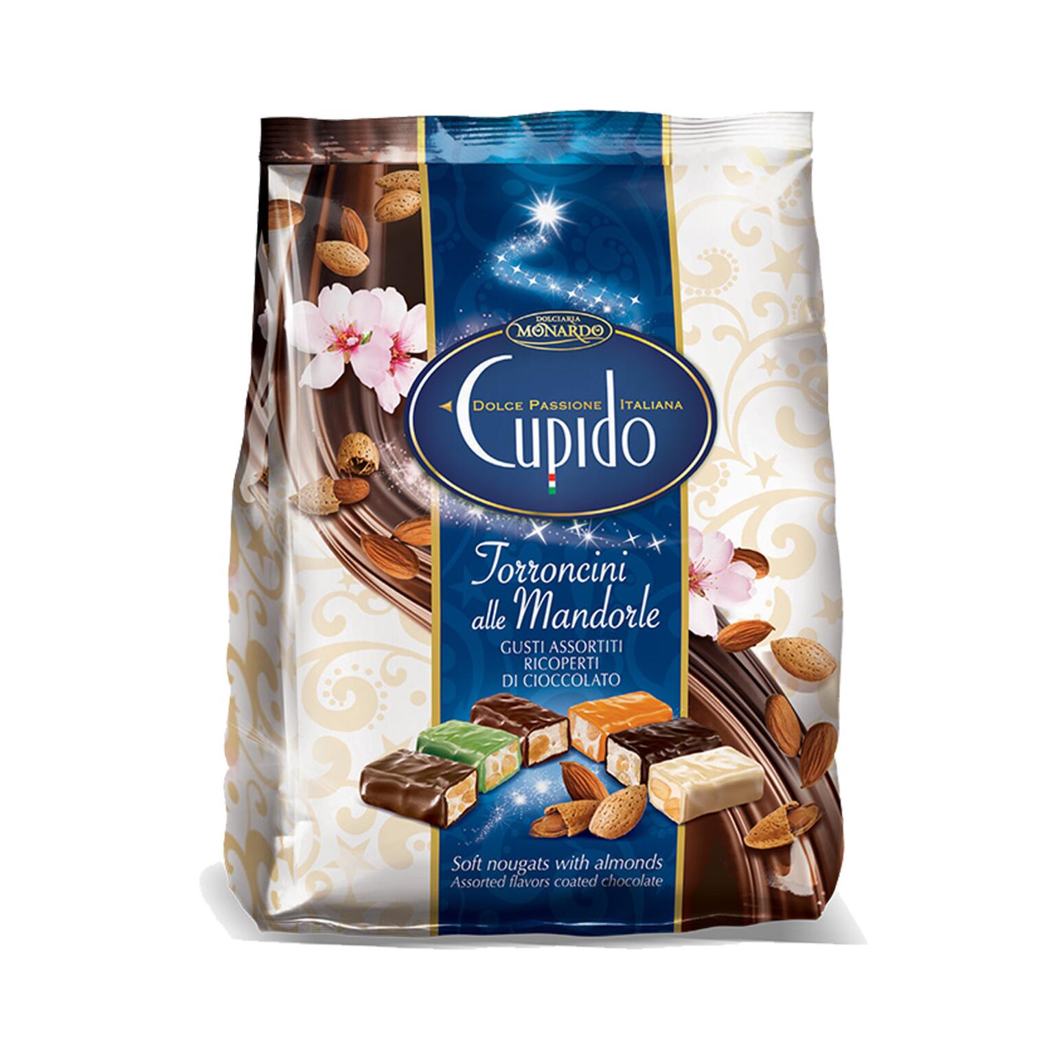 Torroncini morbidi alle Mandorle ricoperti 100g Dolciaria Monardo