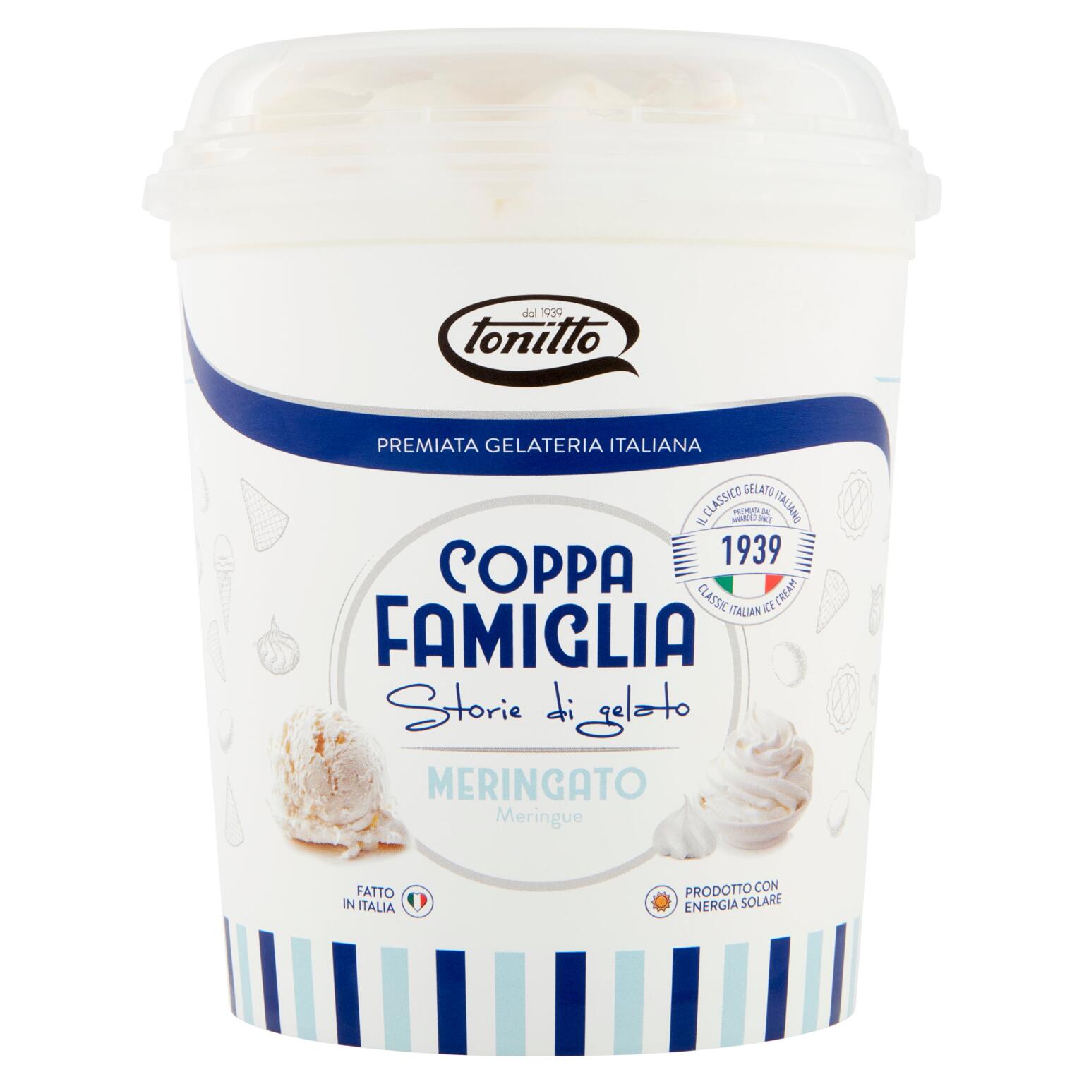 Gelato fiordilatte e meringa 500g Tonitto