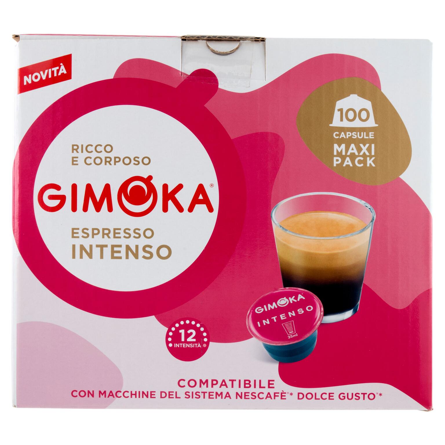 100capsule x Caffè Espresso Intenso compatibili con macchine Dolcegusto