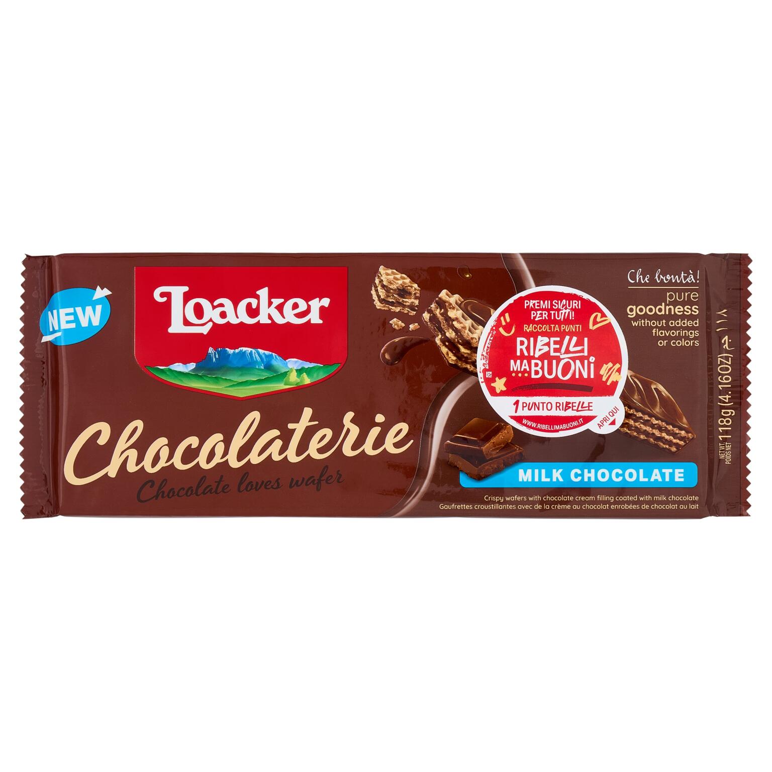 Chocolate Loacker 118g a latte