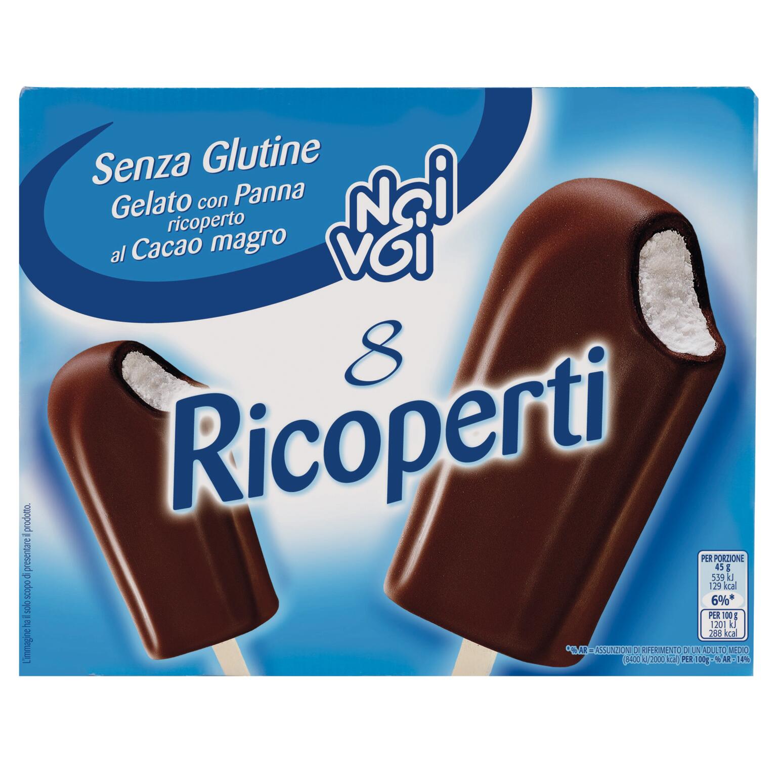 Ricoperti panna 8 pezzi 360g