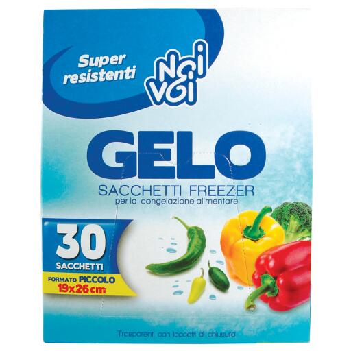 Sacchetti gelo freezer piccoli 30 pezzi Noi&Voi