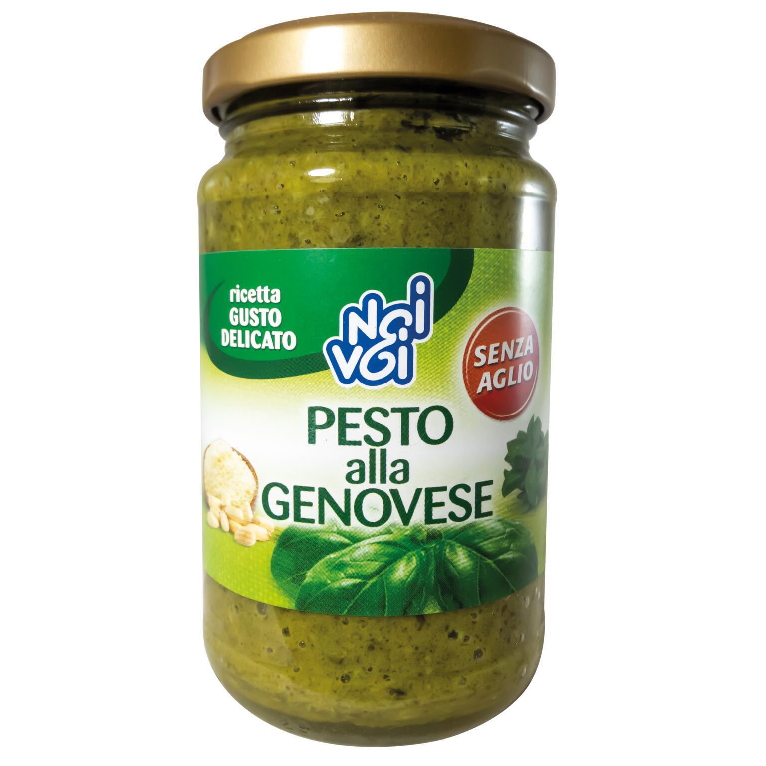 Pesto alla genovese senza aglio 190g Noi&Voi