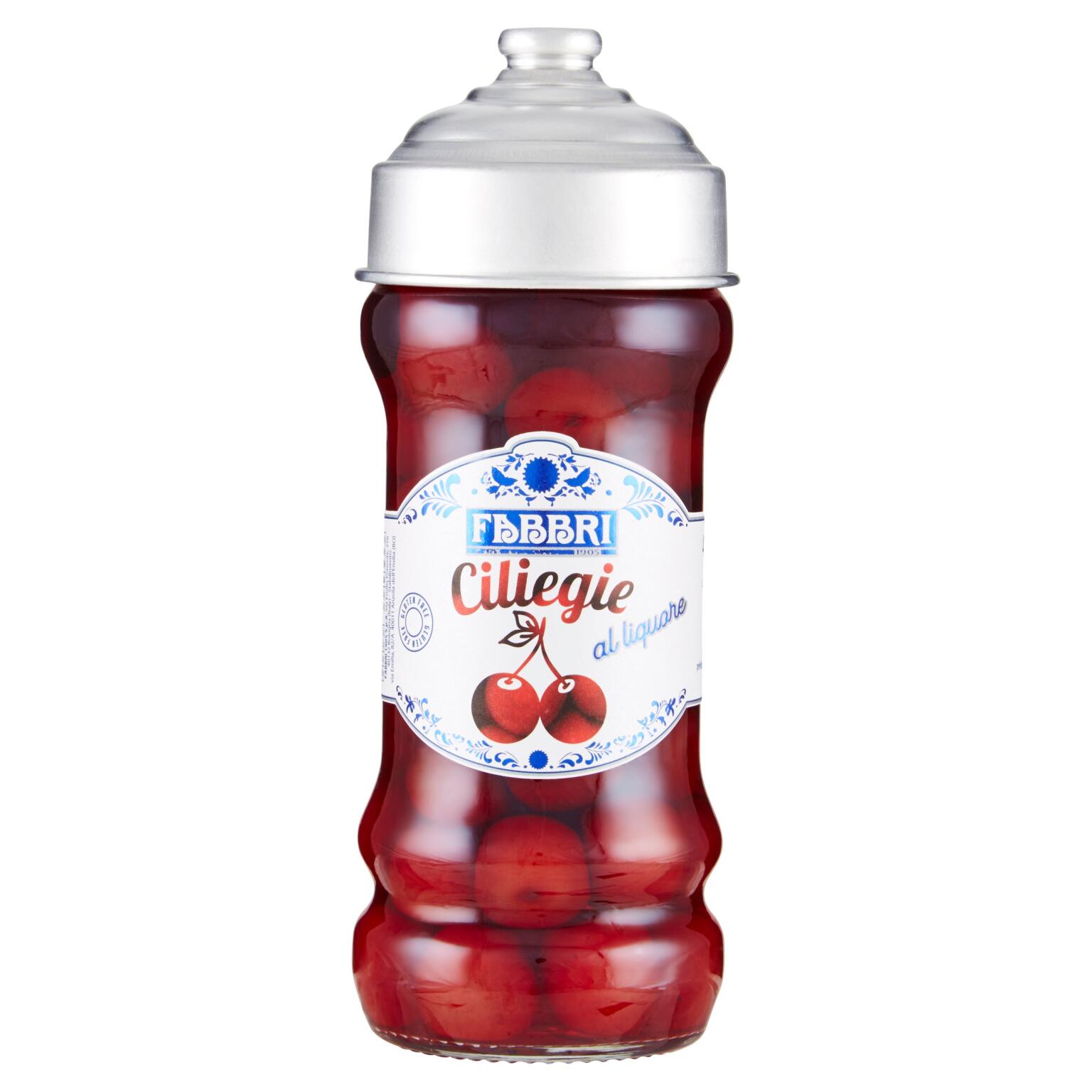 Ciliegie al liquore 470g Fabbri senza glutine