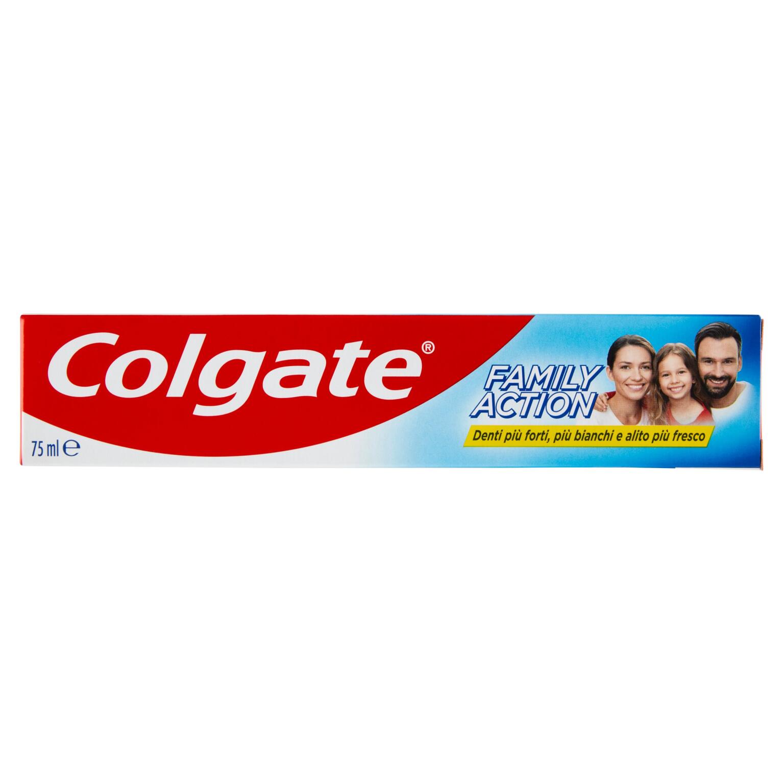 Dentifricio al fluoro family action 75ml Colgate
