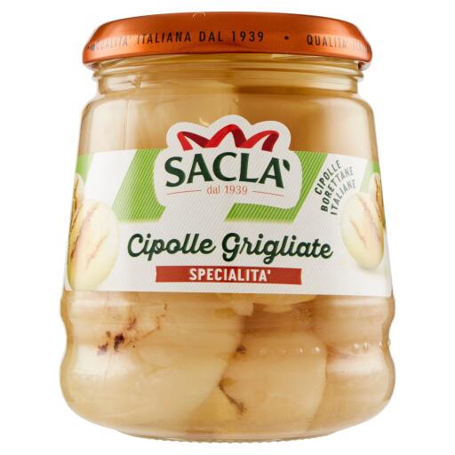 Cipollotte grigliate in olio di semi di girasole  280g Saclà