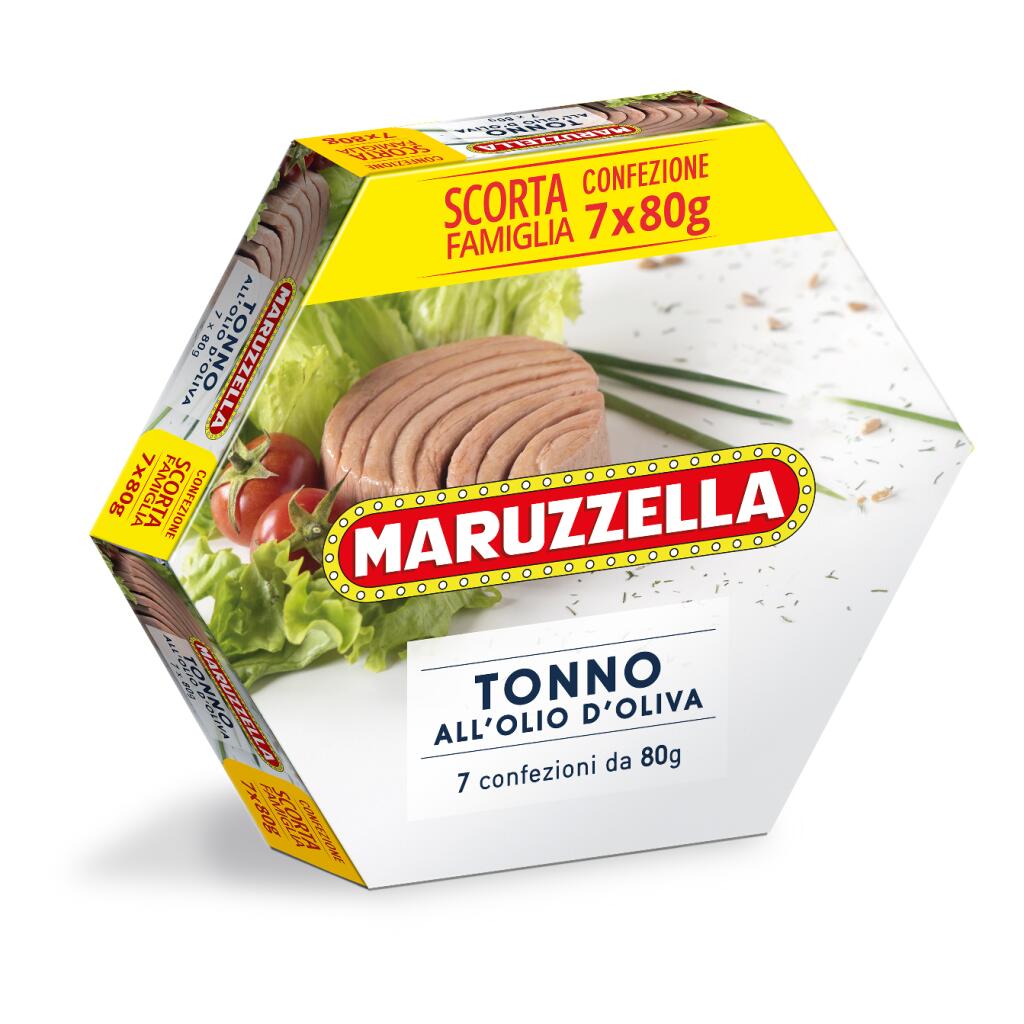 Tonno all'olio di oliva 7x80g
