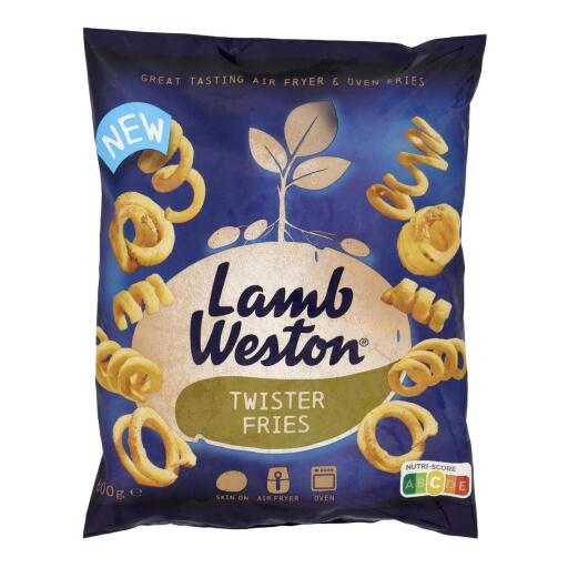 Patate Twister Fries Naturel da 600g Lamb weston