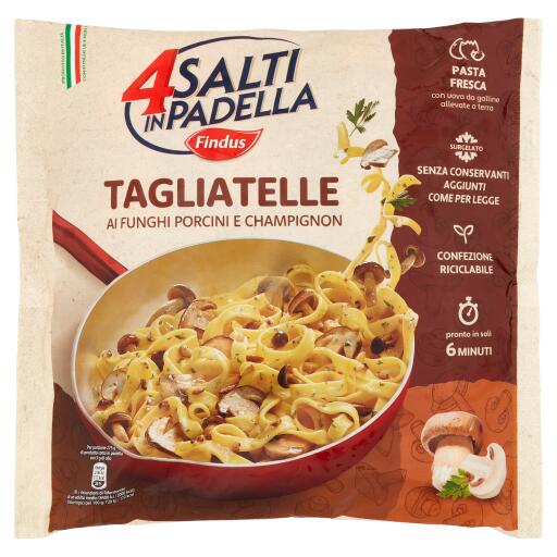 Tagliatelle ai funghi porcini 4 Salti in padella 550g