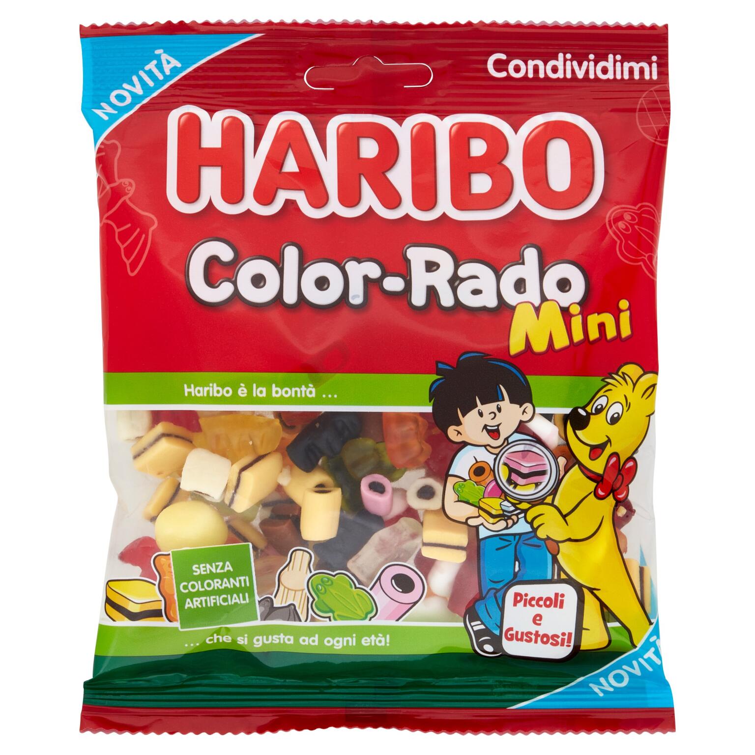 Caramelle Mini color-rado in busta 140g Haribo